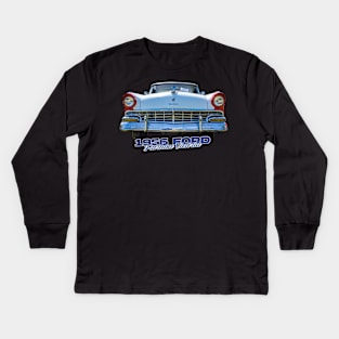 1956 Ford Fairlane Victoria Kids Long Sleeve T-Shirt